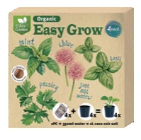 Kit Mudah Tumbuh 4pc – Benih Coco Pots